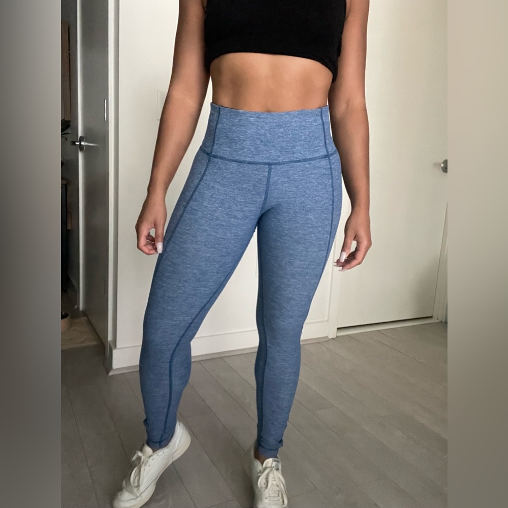 Lululemon Wunder Under Blue Leggings | Size 6